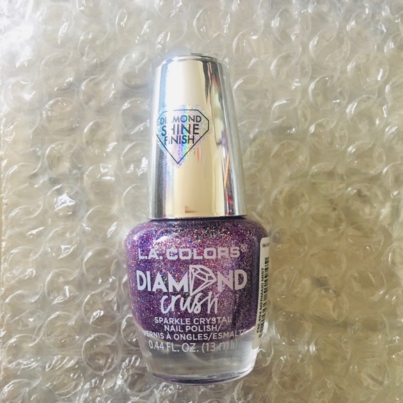 DIAMOND SHINE FINISH L.A.COLORS NAIL POLISH DIAMOND CRUSH MERMAID MIST - Picture 4 of 4